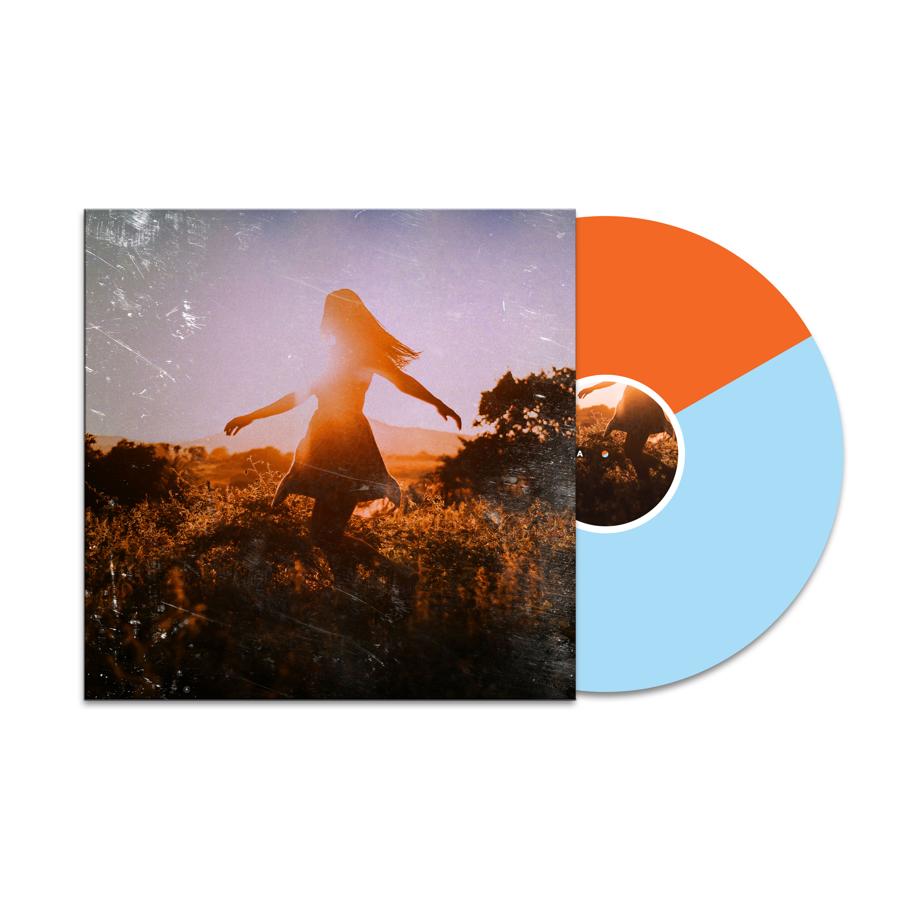 Eternal Sunshine Vinyl - Half Orange/ Half Blue